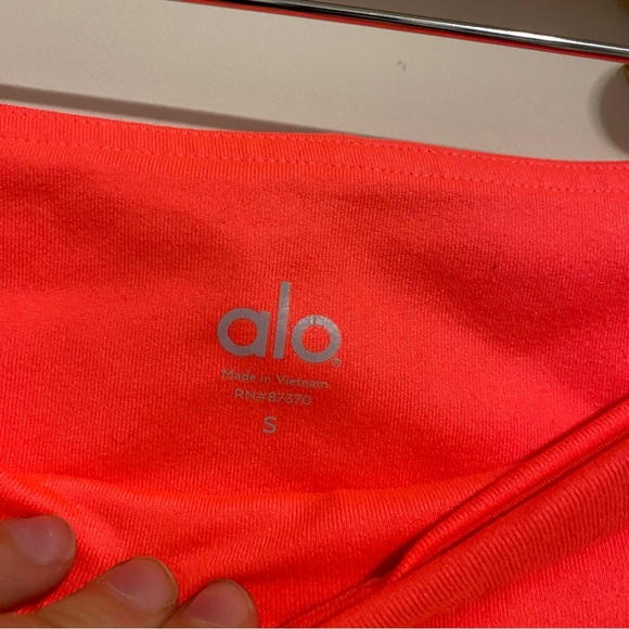 Alo Yoga Goddess Leggings Hot Pink and Gray size Small - Picture 7 of 10